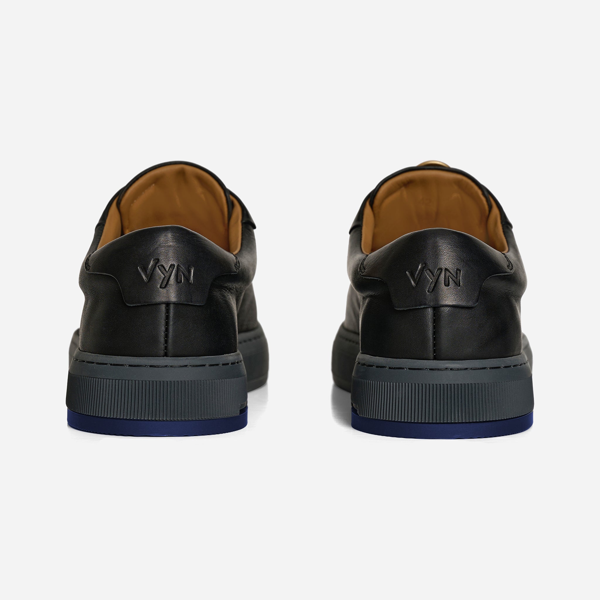 Men's Long-Luxe Black Sneaker