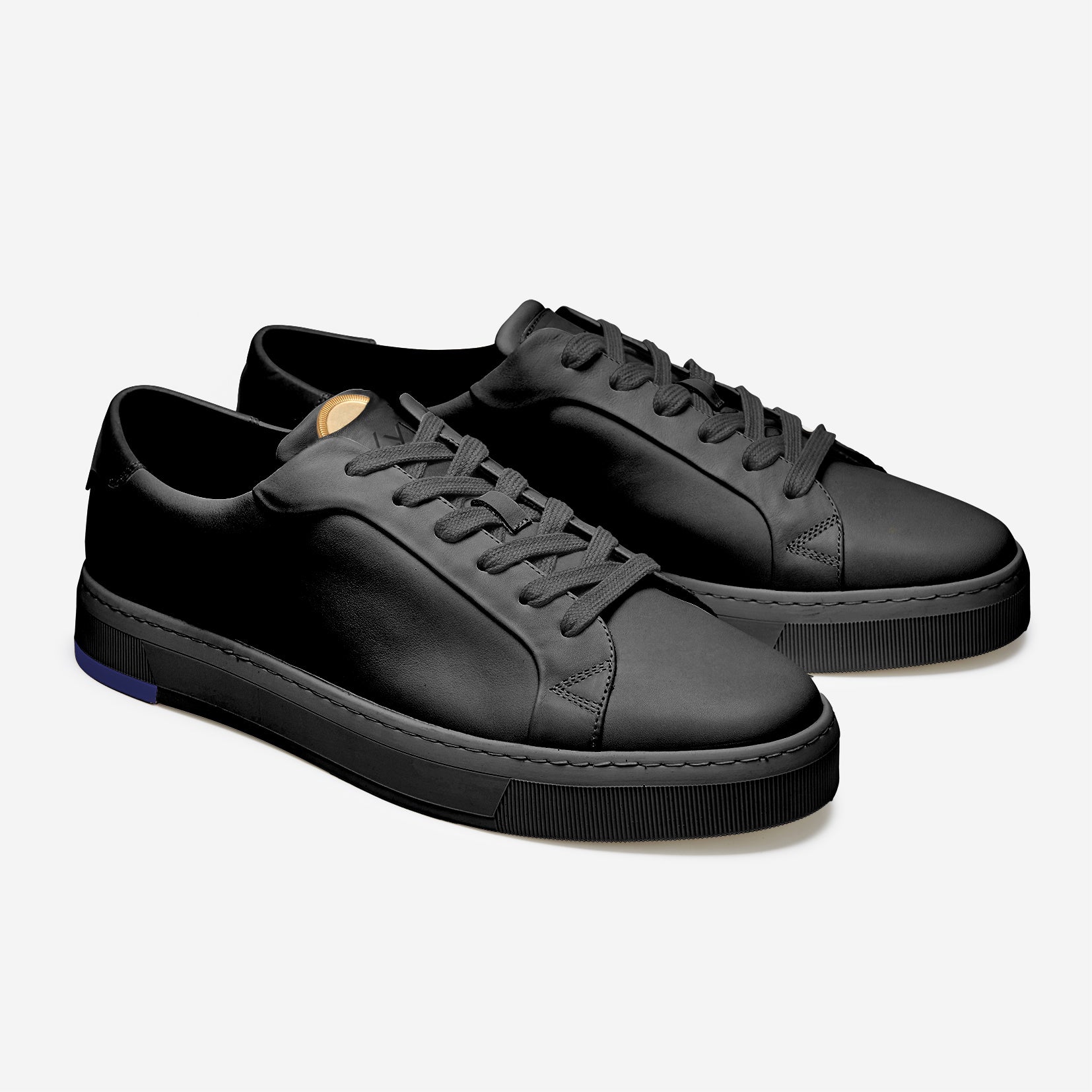 Men's Long-Luxe Black Sneaker