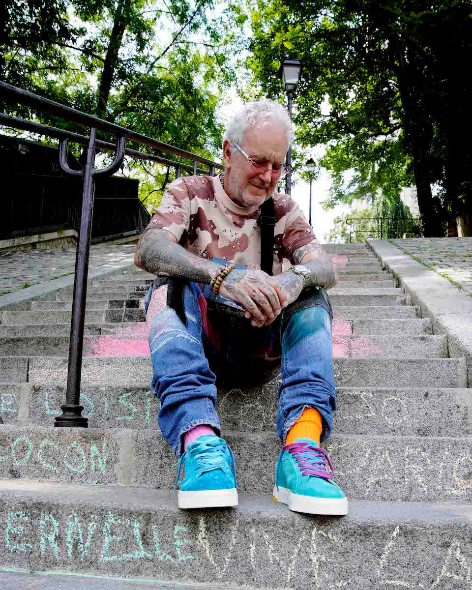 Men's ZEN Teal & Turquoise Suede Sneaker