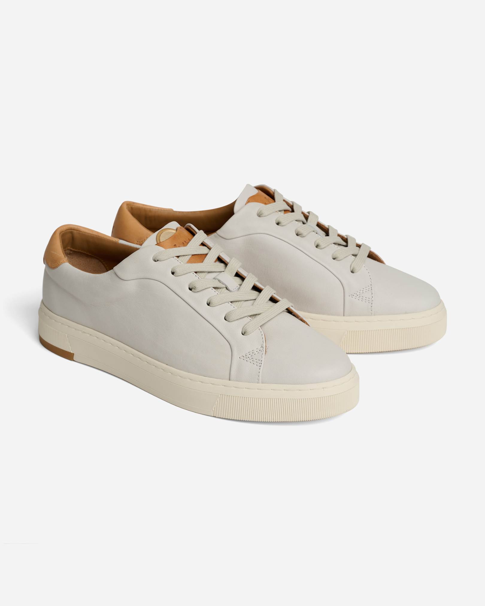 Men's Long-Luxe Off-White Sneaker