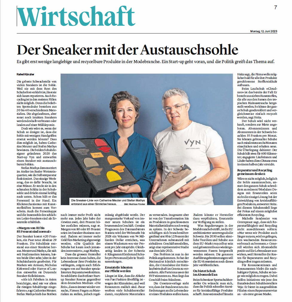 VYN in St.Galler Tagblatt