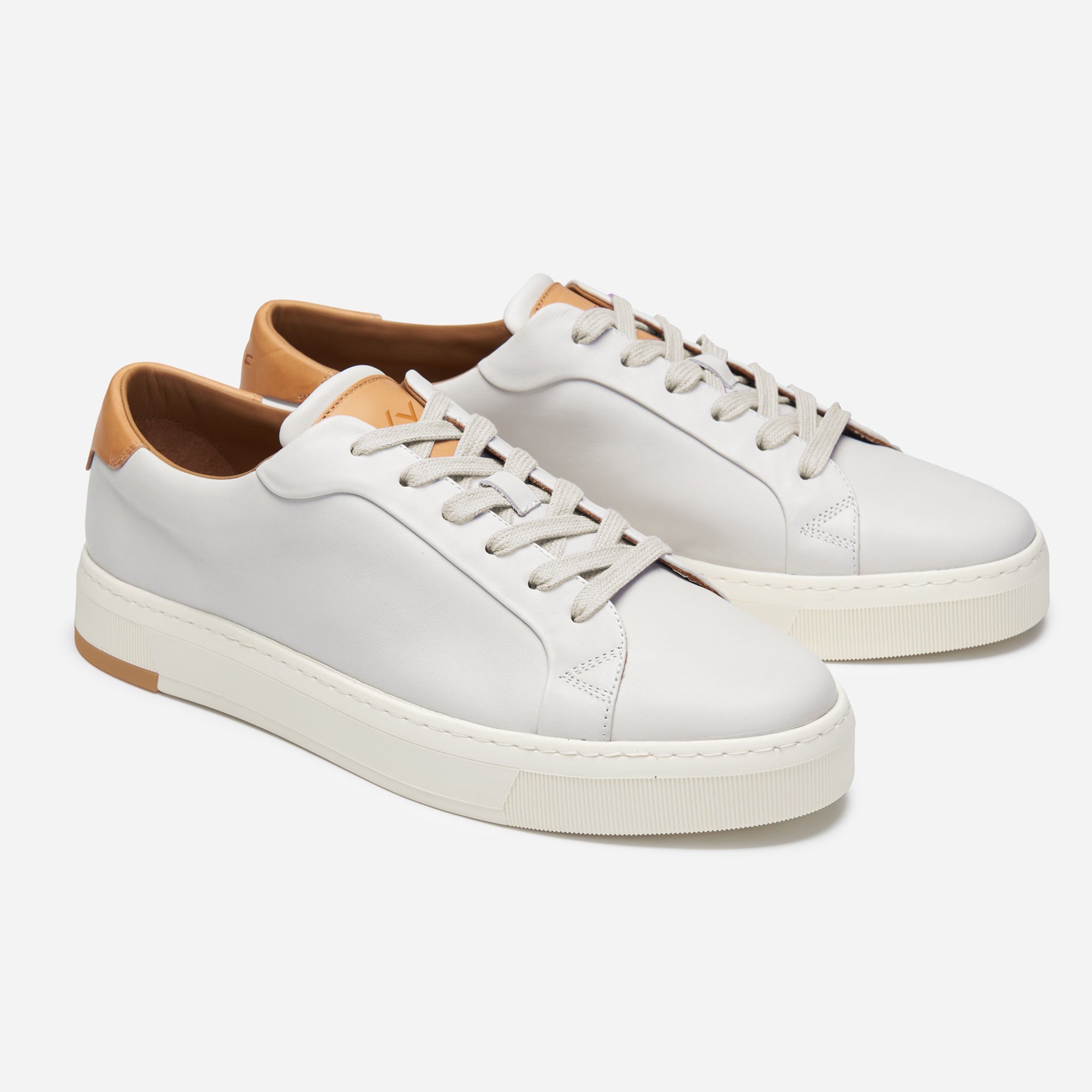 Men's Long-Luxe Off-White Sneaker