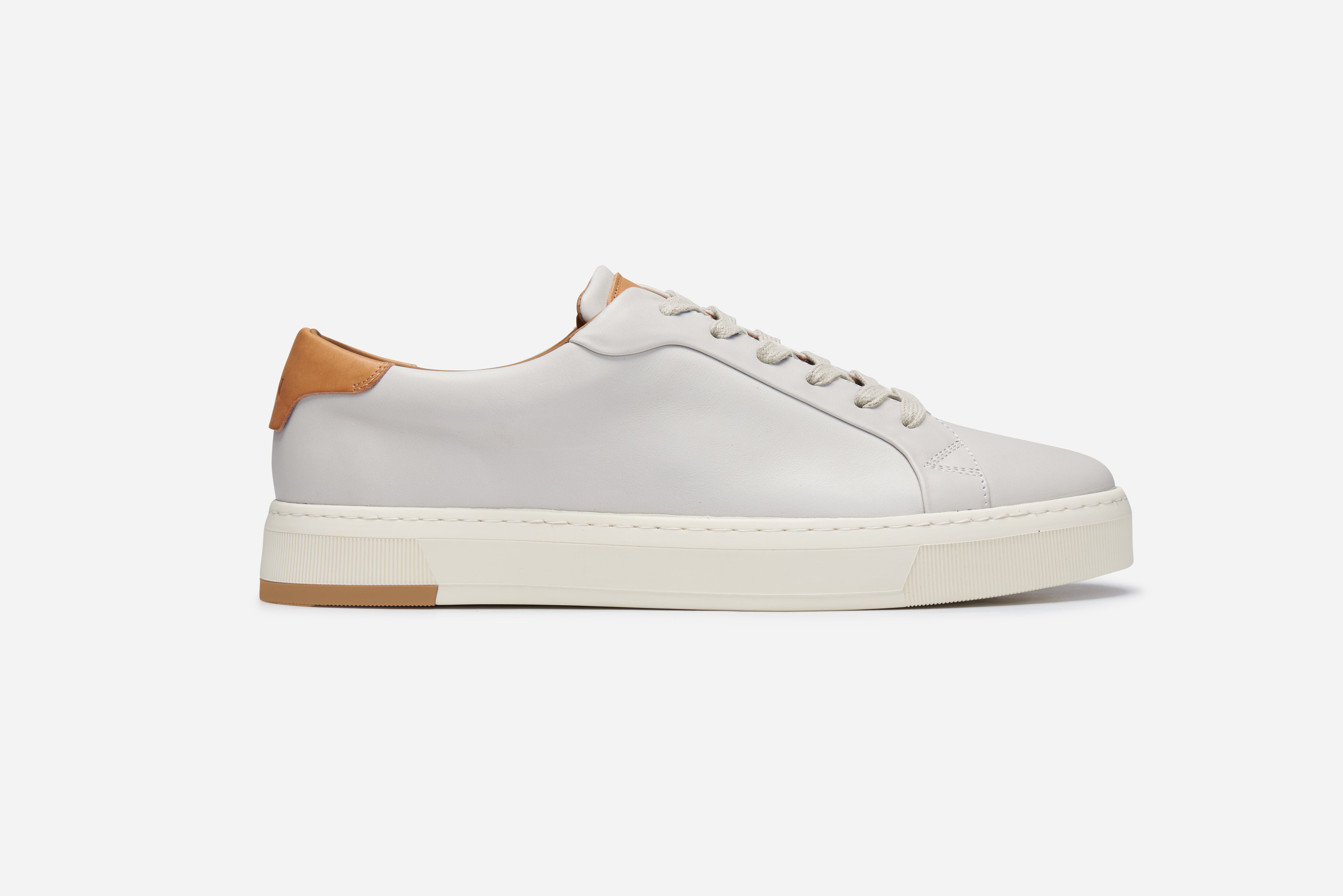 Men's Long-Luxe Off-White Sneaker