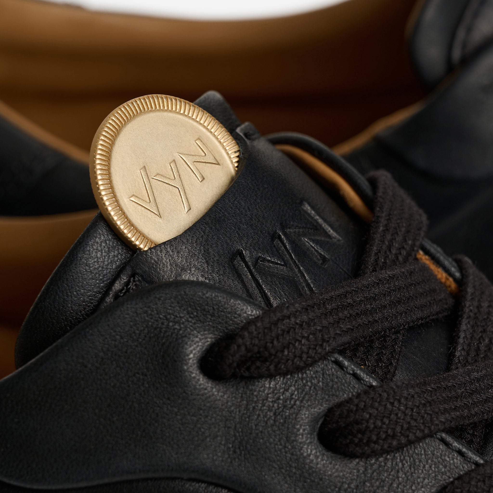 Men's Long-Luxe Black Sneaker