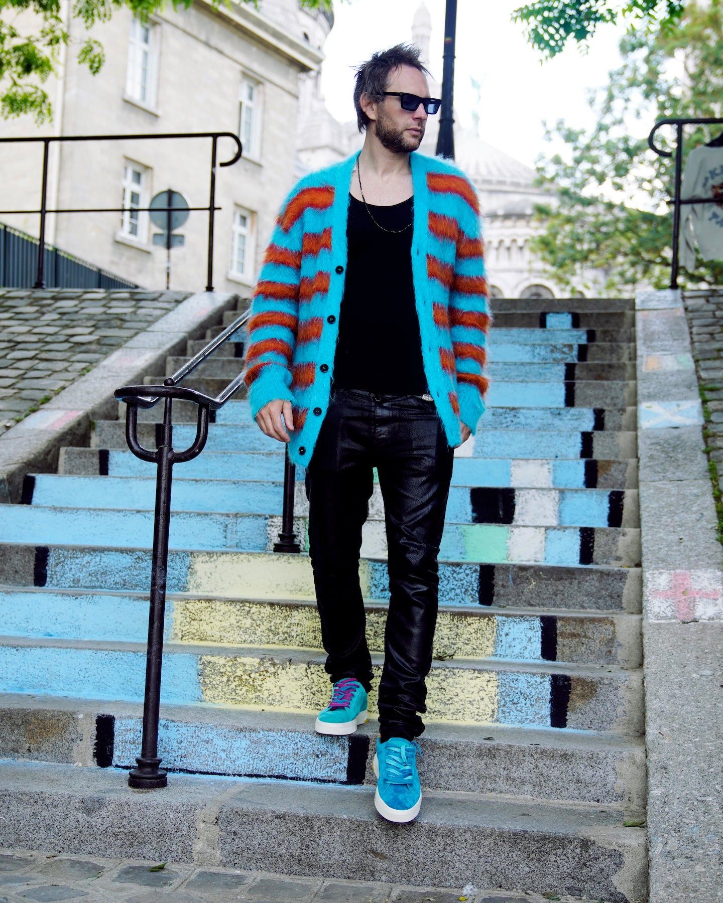 Herren ZEN Teal Wildleder Sneaker