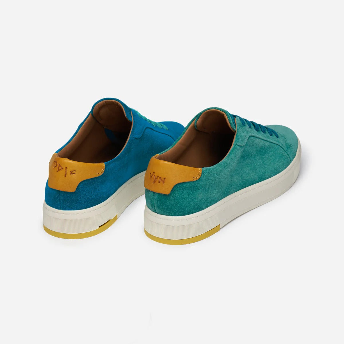 Men's ZEN Teal & Turquoise Suede Sneaker
