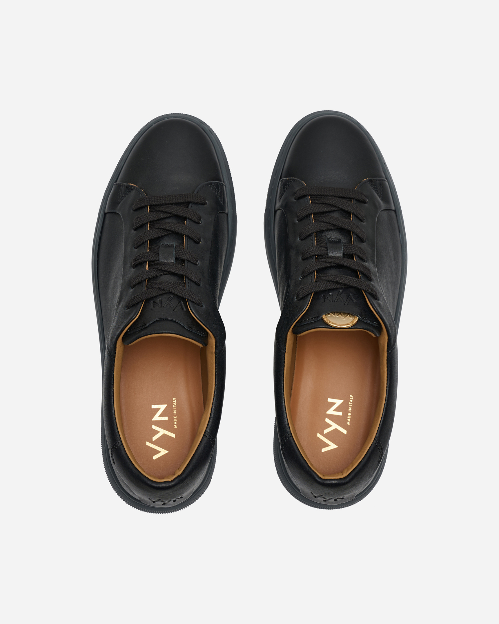 Men's Long-Luxe Black Sneaker