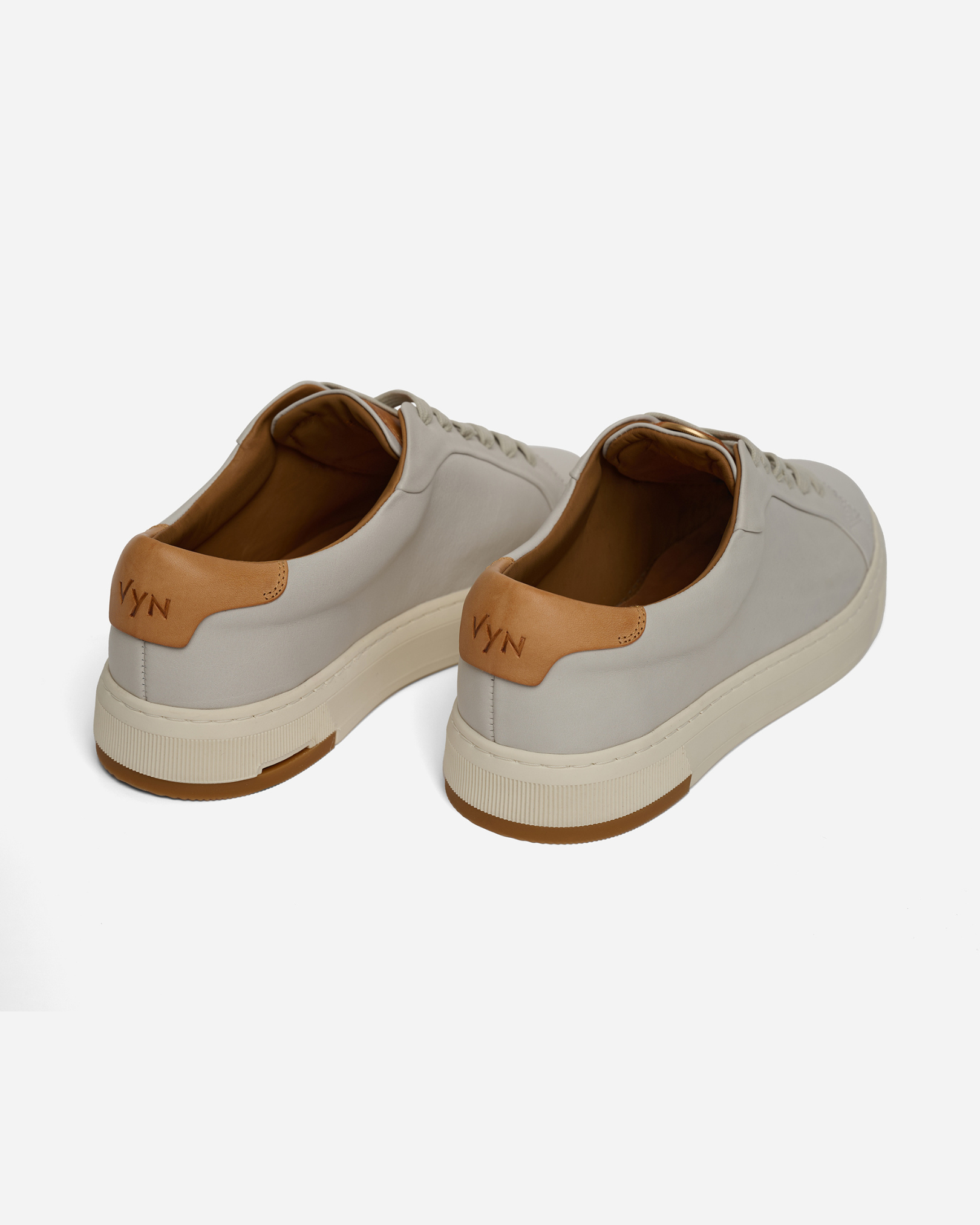 Men's Long-Luxe Off-White Sneaker