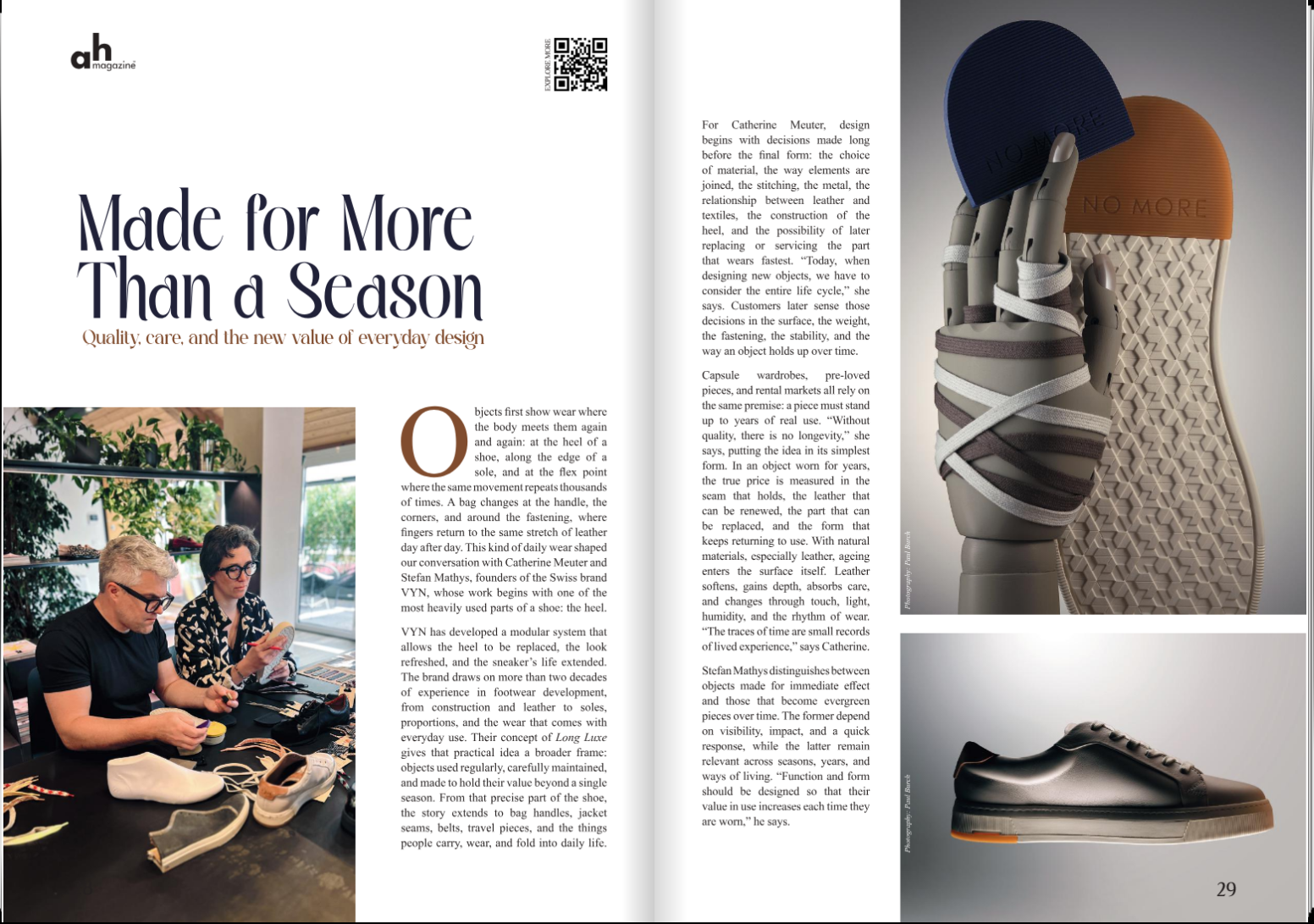 VYN in AH Magazine
